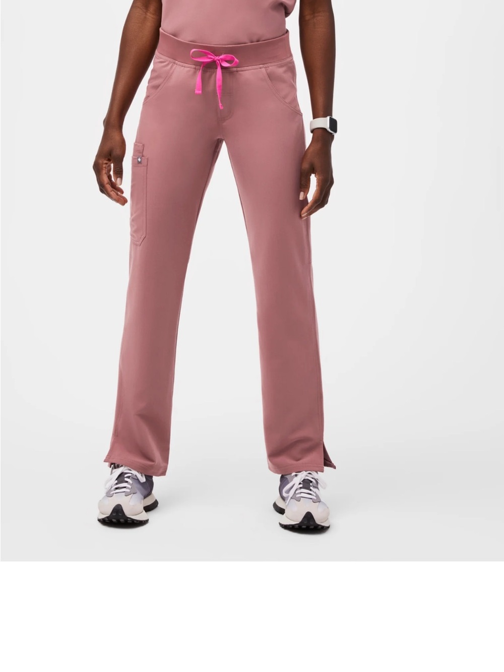 Figs Mauve Cargo Scrub Pants